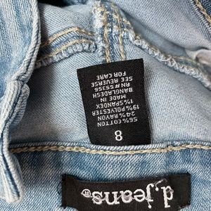 Blue jeans worn once